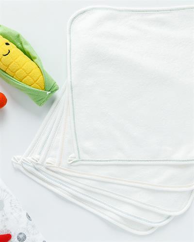 Soft Бебешка Хавлия За Изпотяване Памучен, Кремово, 28 X 28 Cm