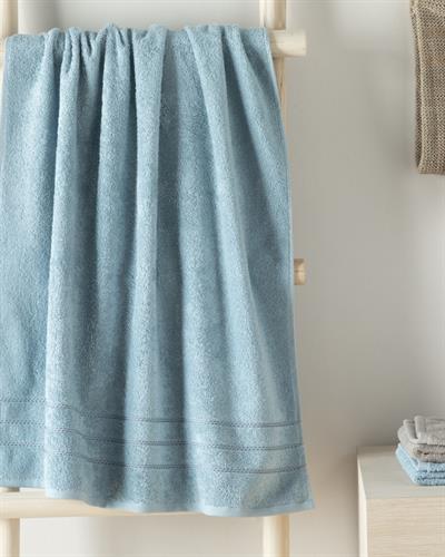 Soft Хавлия За Баня Памучен, Светло Синьо, 70 X 140 Cm