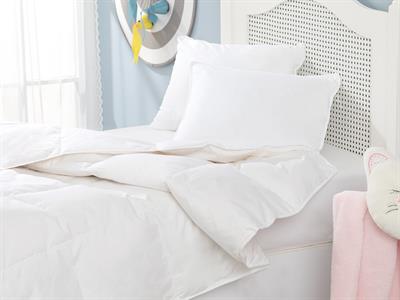 Soft Бебешки Юрган Гъши Пух, Бяло, 95 X 145 Cm