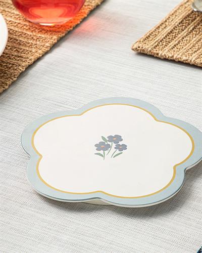 Soft Bouquet Подложка За Топло Сервиране Меламин 17 см Син