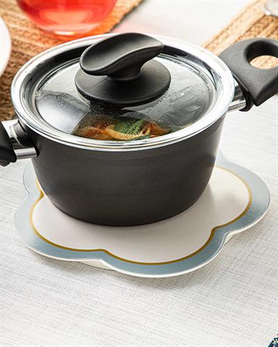 Soft Bouquet Подложка За Топло Сервиране Меламин 17 см Син