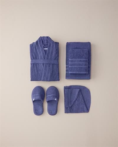 Soft Халат Памучен, Антрацит, S-M