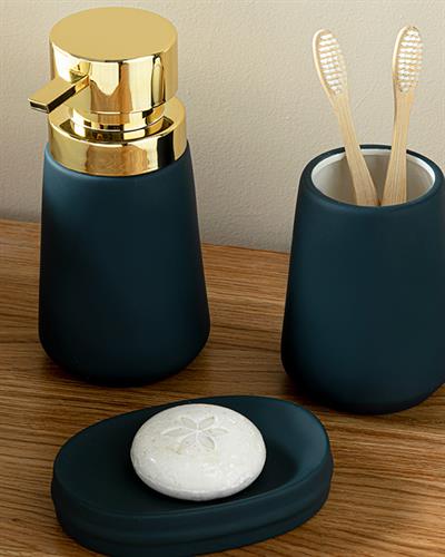 Soft Touch Комплект За Баня 3 бр. 17x8x8 + 10x8x8 + 12x8x8 см Морскосин