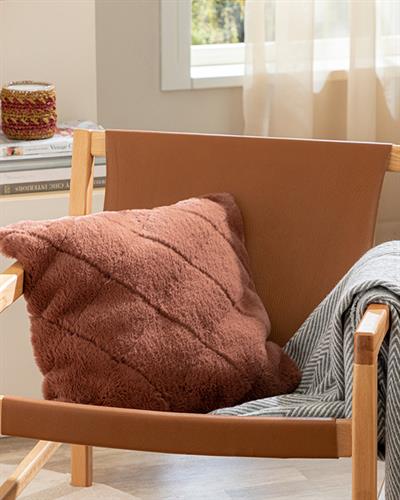 Soft Touch Декоративна Калъфка За Възглавница Светлина, Тъмна Шипка, 45 X 45 Cm