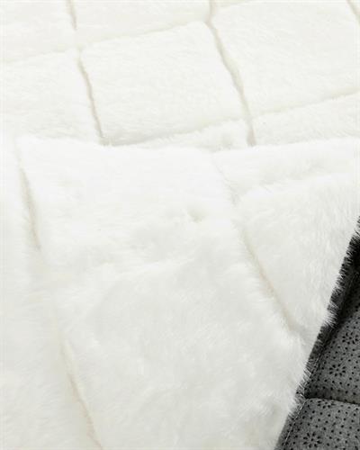 Soft Touch Килим Rabbit Плюш 120 см Бял