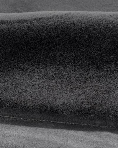 Soft Touch Rabbit Plush Fake  Fur 120 cm Anthracite