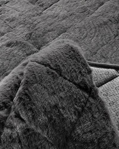Soft Touch Килим Rabbit Плюш, Антрацит, 120 Cm