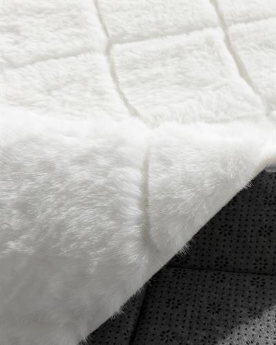 Soft Touch Килим Rabbit Плюш, Светло Сиво, 120 Cm