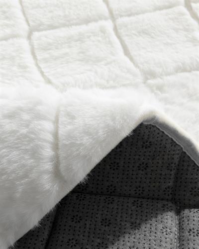 Soft Touch Килим Rabbit Плюш, Светло Сиво, 120 Cm