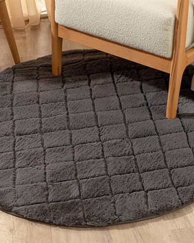 Soft Touch Килим Rabbit Плюш, Антрацит, 120 Cm