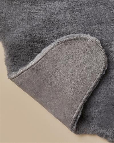 Soft Touch Rabbit Plush Fake  Fur 120x180 cm Anthracite