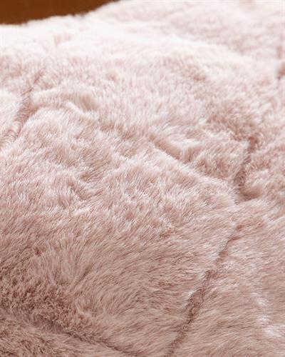 Soft Touch Калъфка Декоративн Възглавница Rabbit Плюш 45x45 см Пудра