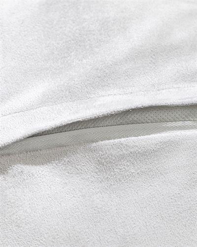 Soft Touch Rabbit Plush Cover Throw Pillows 45x45 cm Light Gray