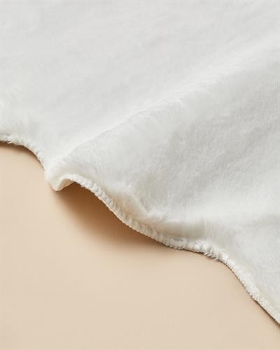 Soft Touch Килим Изкуствен Кожух Rabbit Плюш 60x90 см Бял