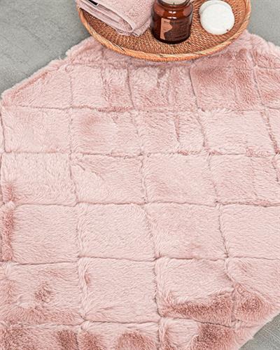 Soft Touch Постелка За Баня Rabbit Плюш 60x90 см Пудра