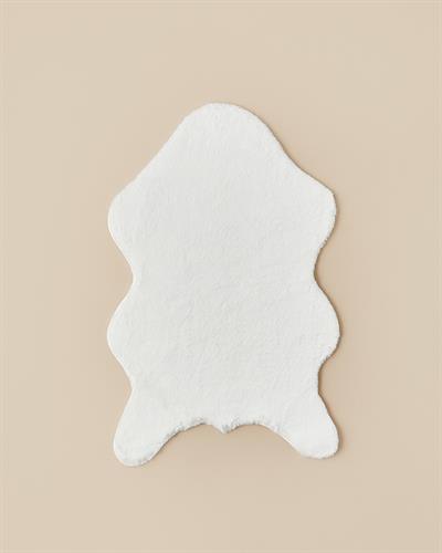 Soft Touch Килим Изкуствен Кожух Rabbit Плюш 60x90 см Бял