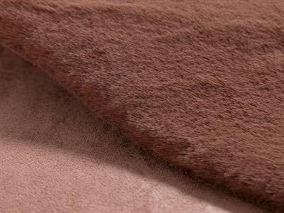 Soft Touch Rabbit Plush Fake  Fur 80x150 cm Dark Rose Color