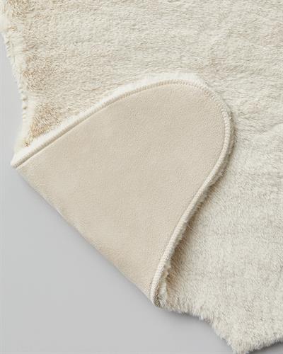 Soft Touch Rabbit Plush Carpet 80x150 cm Beige