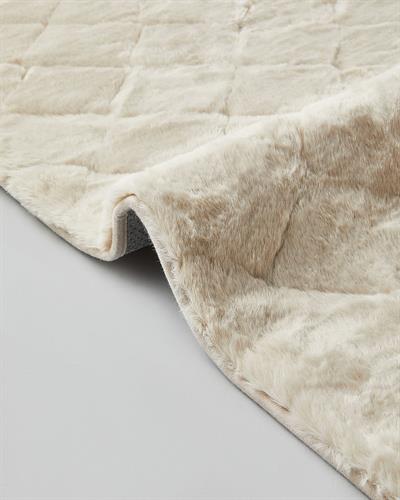 Soft Touch Килим Изкуствен Кожух Rabbit Плюш 80x150 cm Бежов