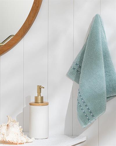 Soft Wave Хавлии За Ръце Памучен, Светло Мента, 30 X 40 Cm