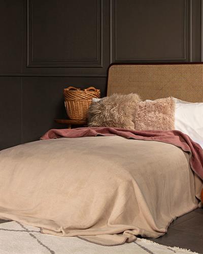 Softy Одеяло Единичен Изчистен 150x200 см Бежов - Розов