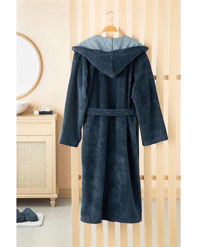 Softy Халат Памучен, Triga, Тъмно Синьо, S-M