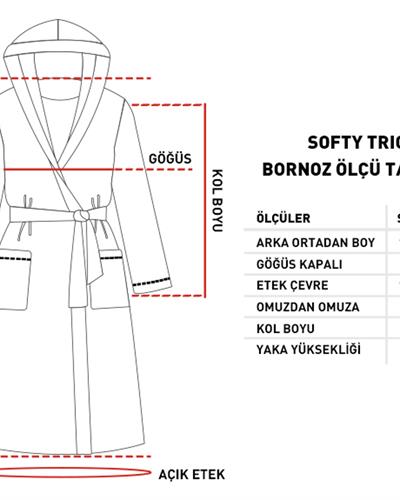Softy Халат Памучен, Triga, Тъмно Синьо, S-M