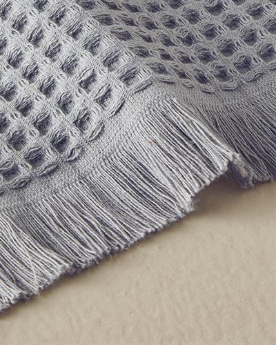 Sofya ХАВЛИЯ ЗА ЛИЦЕ Вафла Памучен 50x80 cm Gray