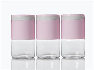 Sole КУТИЯ ЗА СЪХРАНЕНИЕ 3 бр. Cam Pink