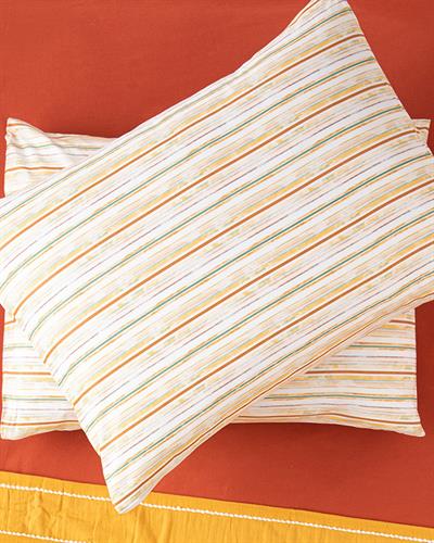 Soleil Aquarelle Кълъфка За Възглавни 2Бр., Памучен, Шафран – Жълт, 50 X 70 Cm