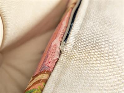 Soleil KIRLENT KILIFI Панама 45x45 cm Розово-жълто