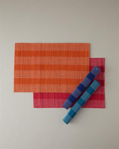 Sonnie Подложки За Хранене 4 бр. Бамбук 30x45 см Шарен