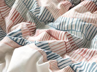 Spacious Lines Комплект Спално Бель Единичен Размер, Памучен, Бежово, 160 X 220 Cm