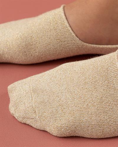 Sparkle Silvery Women Ballet Socks 36-40 Gold