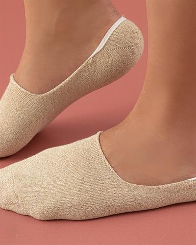 Sparkle Silvery Women Ballet Socks 36-40 Gold