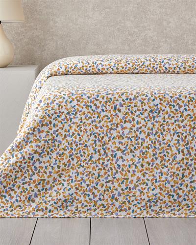 Splash Одеяло Пике Двоен С щампа 200x220 см Жълт - Розов