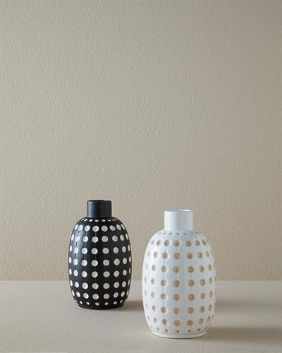 Spotty Ваза Доломит 12,6x12,6x21,5 см Черен