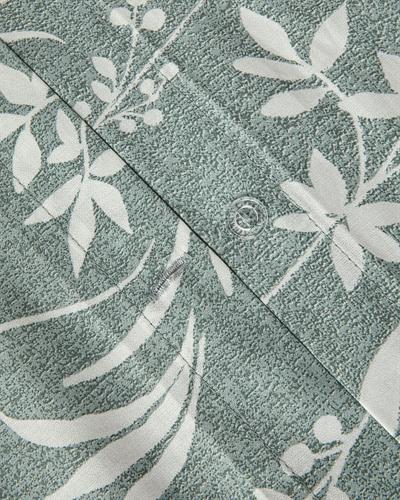 Spring Leaves Спален Комплект Кралски размер Крепон 240x220 см Зелен