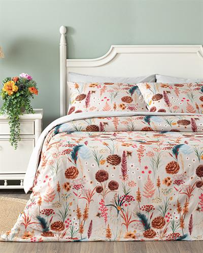 Spring Time Спално Бельо Компле Единичен Размер, Плетен, Бежово, 160 X 220 Cm