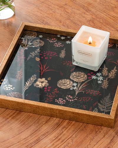 Spring Time Decorative Tray 31x46 cm Gold