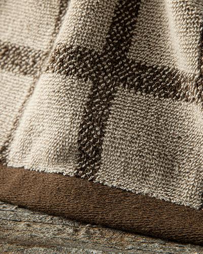 Square Хавлии За Ръце Памучен, Бежово-Кафяво, 30 X 40 Cm