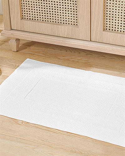 Squared Кърпа За Крака С вафлена структура 50x70 см Бял