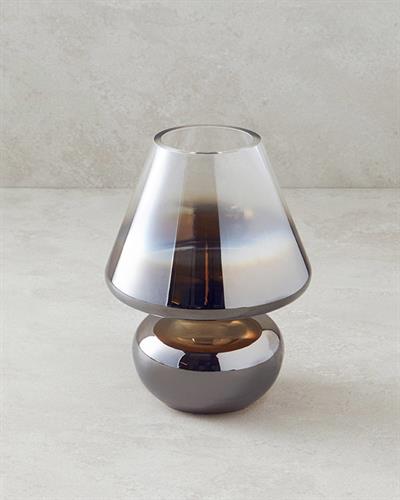 Stacy Ваза Стъкло 15x20 см Черен