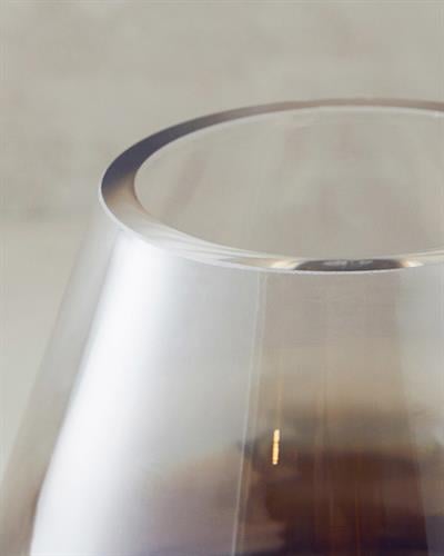 Stacy Ваза Стъкло 15x20 см Черен