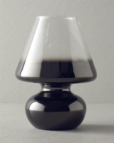 Stacy Ваза Стъкло 18,8x25 см Черен