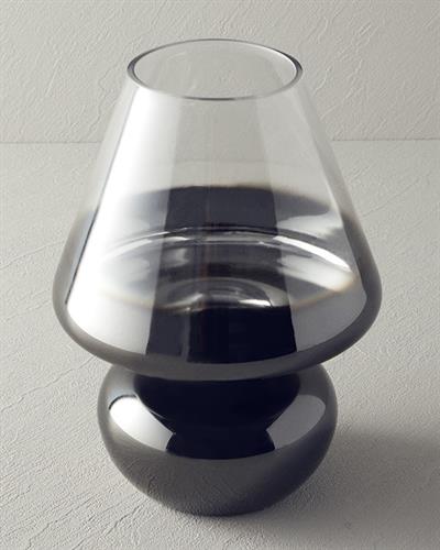 Stacy Ваза Стъкло 18,8x25 см Черен