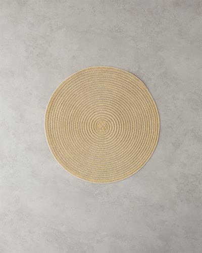 Stacy Подложки За Хранене 2 бр. Пластмасов 38 см Златен