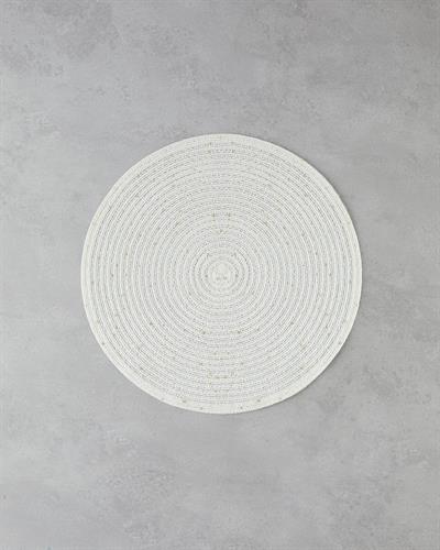 Stacy Подложки За Хранене 2 бр. Пластмасов 38 см Кремав