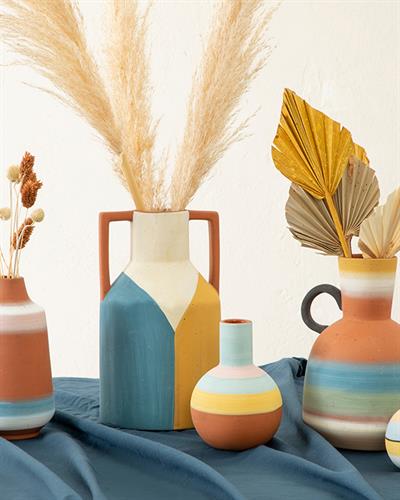 Stacy Ваза 8x8x7 см Теракота