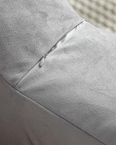 Star Табуретка Кадифе, Светло Сиво, 60 X 60 Cm